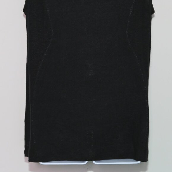 $128 JUICY COUTURE Black Paillette Sleeveless Tank Top Shirt Women's Large NEW - Picture 8 of 13